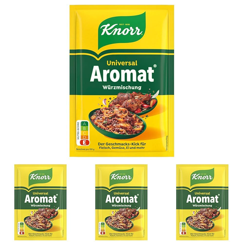 Knorr Würzmittel Nachfüllpackung Aromat Gewürzmischung zum Verfeinern von Speisen für schnelle Gerichte 100 g 1 pièce
