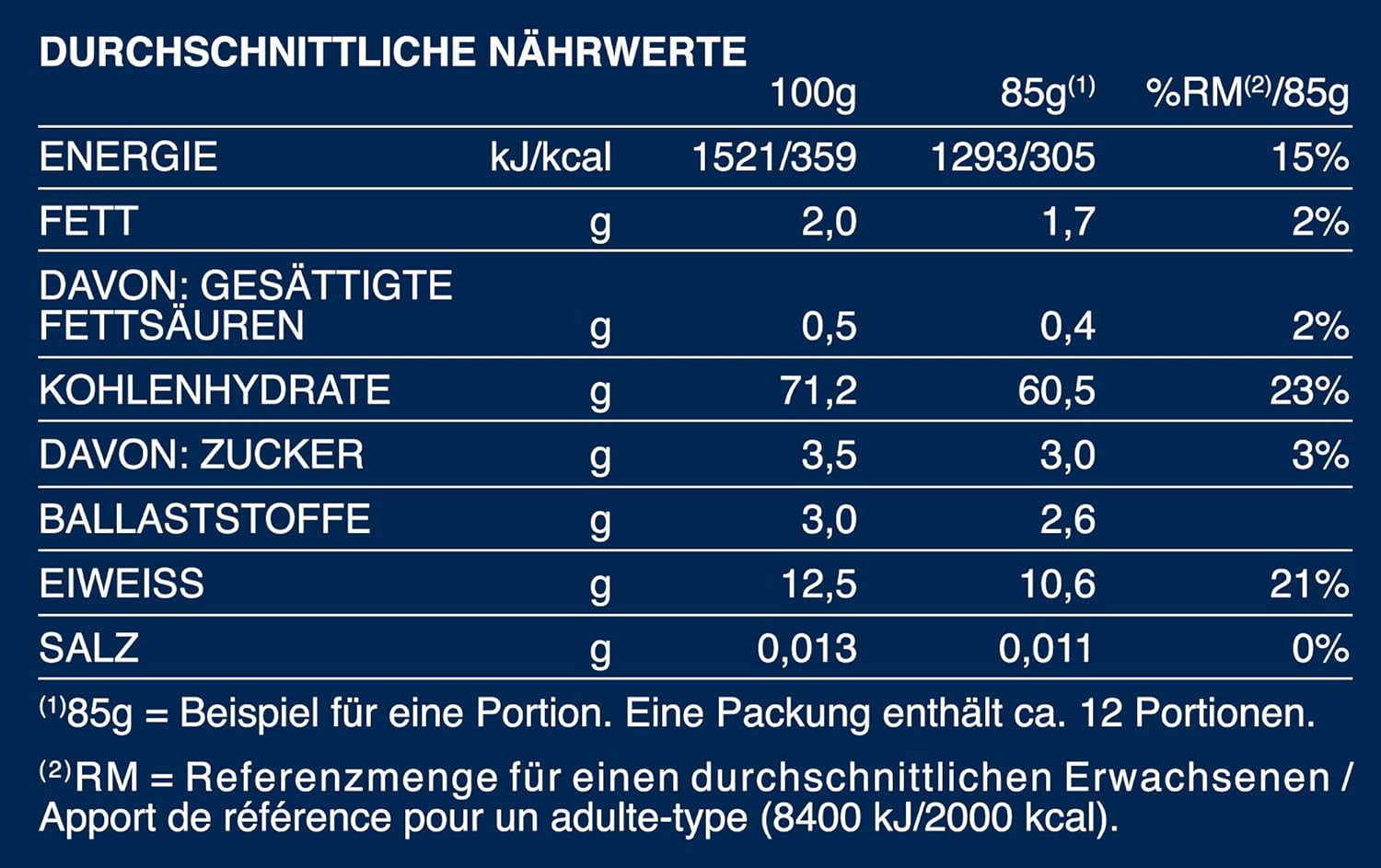 Pâtes de blé dur Barilla Maccheroni n. 44 – Paquet de 1 (1x1kg)