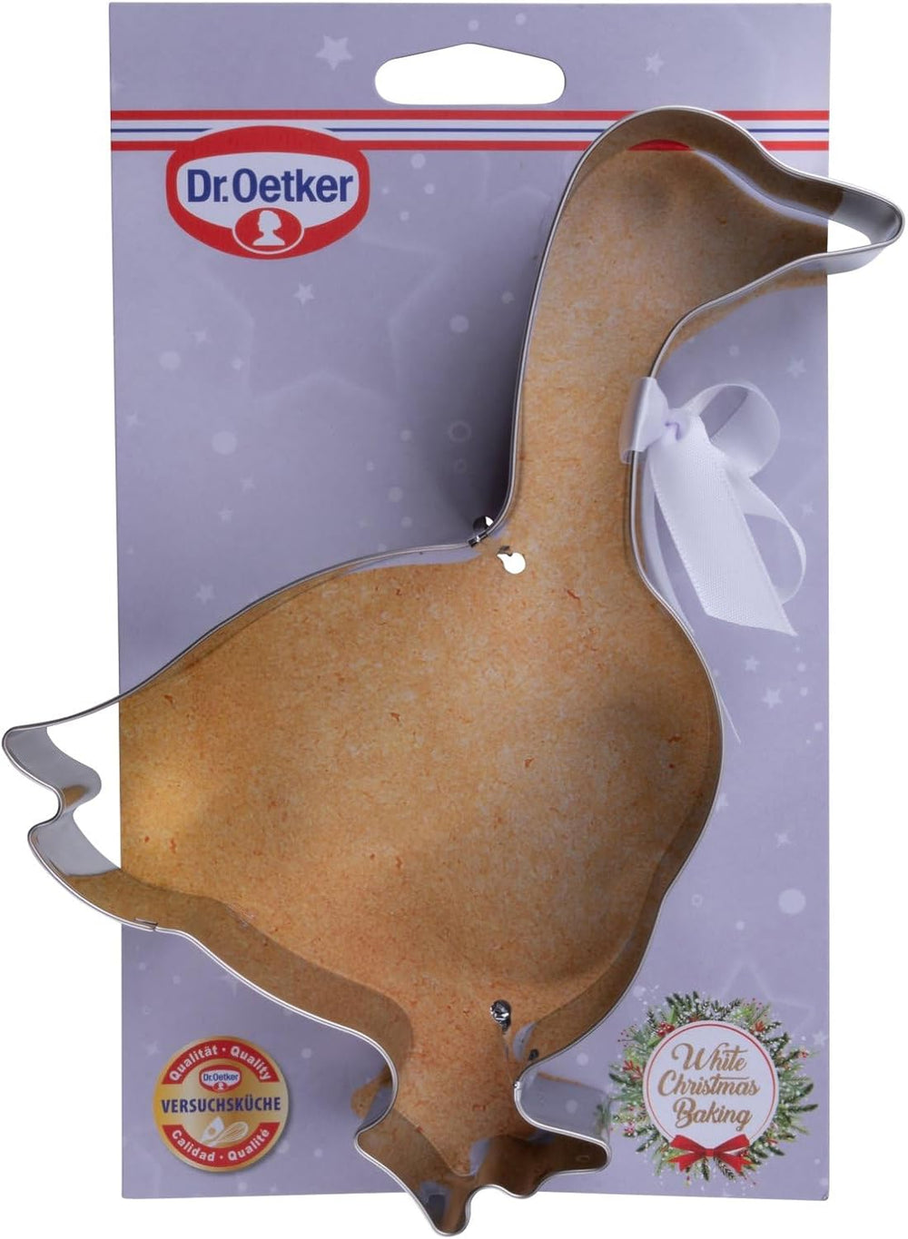 Dr. Oetker Moule à biscuits de Noël en acier inoxydable 200 x 170 x 40 mm Fabriqué en Allemagne