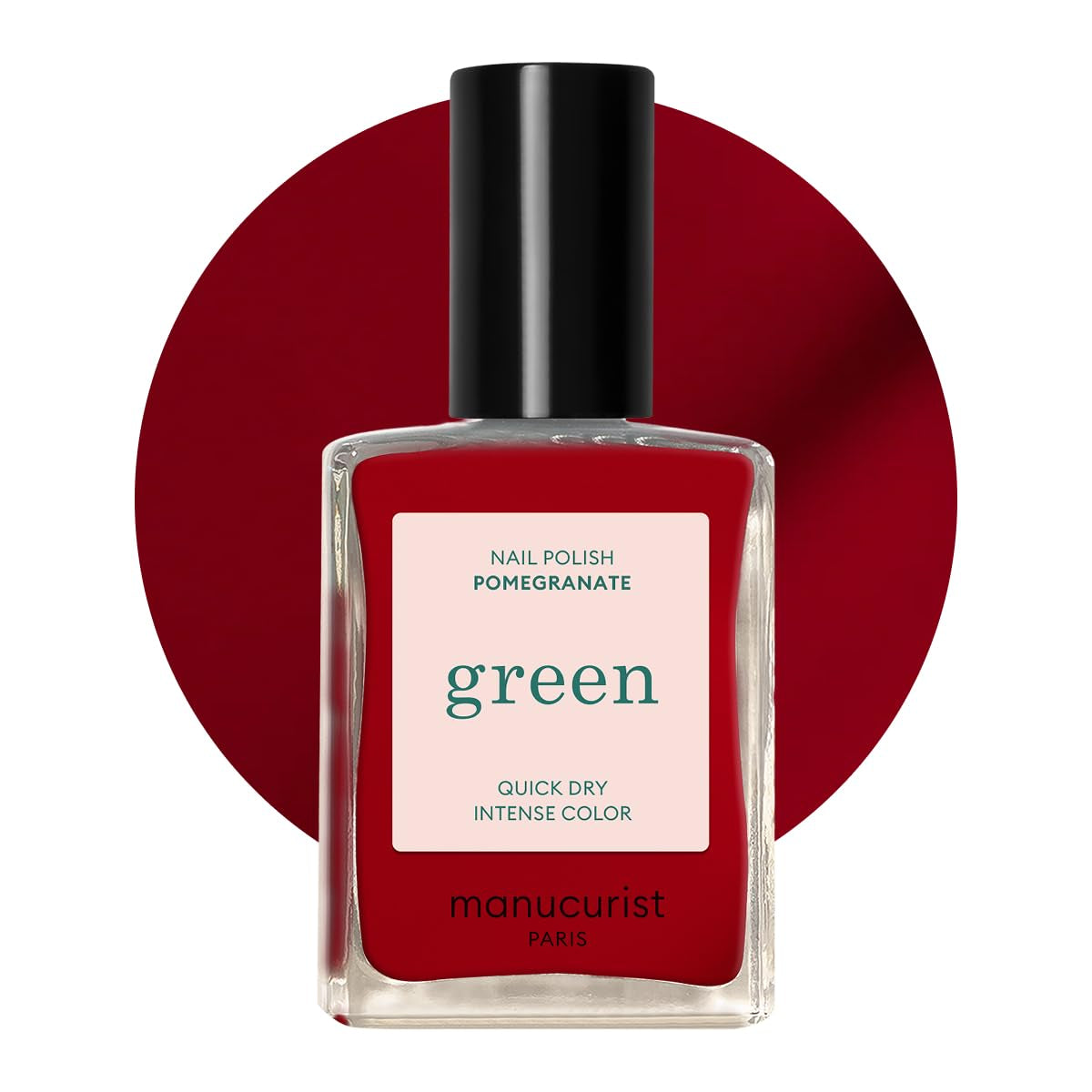 Manucurist Green - Vernis à ongles Rosy Beige Shell Beige - Vernis à ongles à séchage rapide - Ongles DIY - Vegan 12-Free - À base de plantes - Vernis à ongles - Fabriqué en France