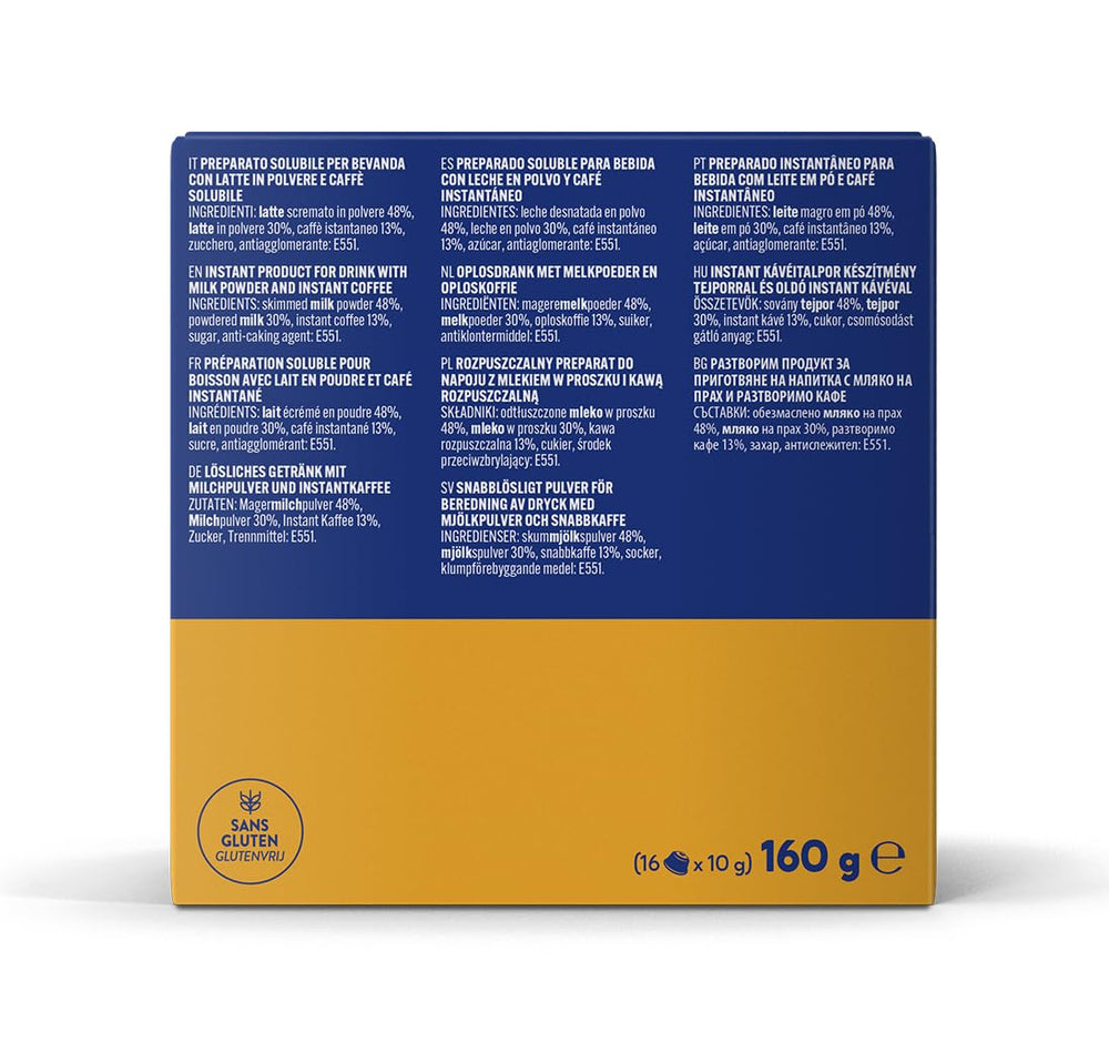 Caffè Borbone Café au Lait - 64 Kapseln - Lösliches Pulvergetränk mit Milchpulver und Instantkaffee - Compatible mit Kaffeemaschinen der Marke Nescafè®* Dolce Gusto®*