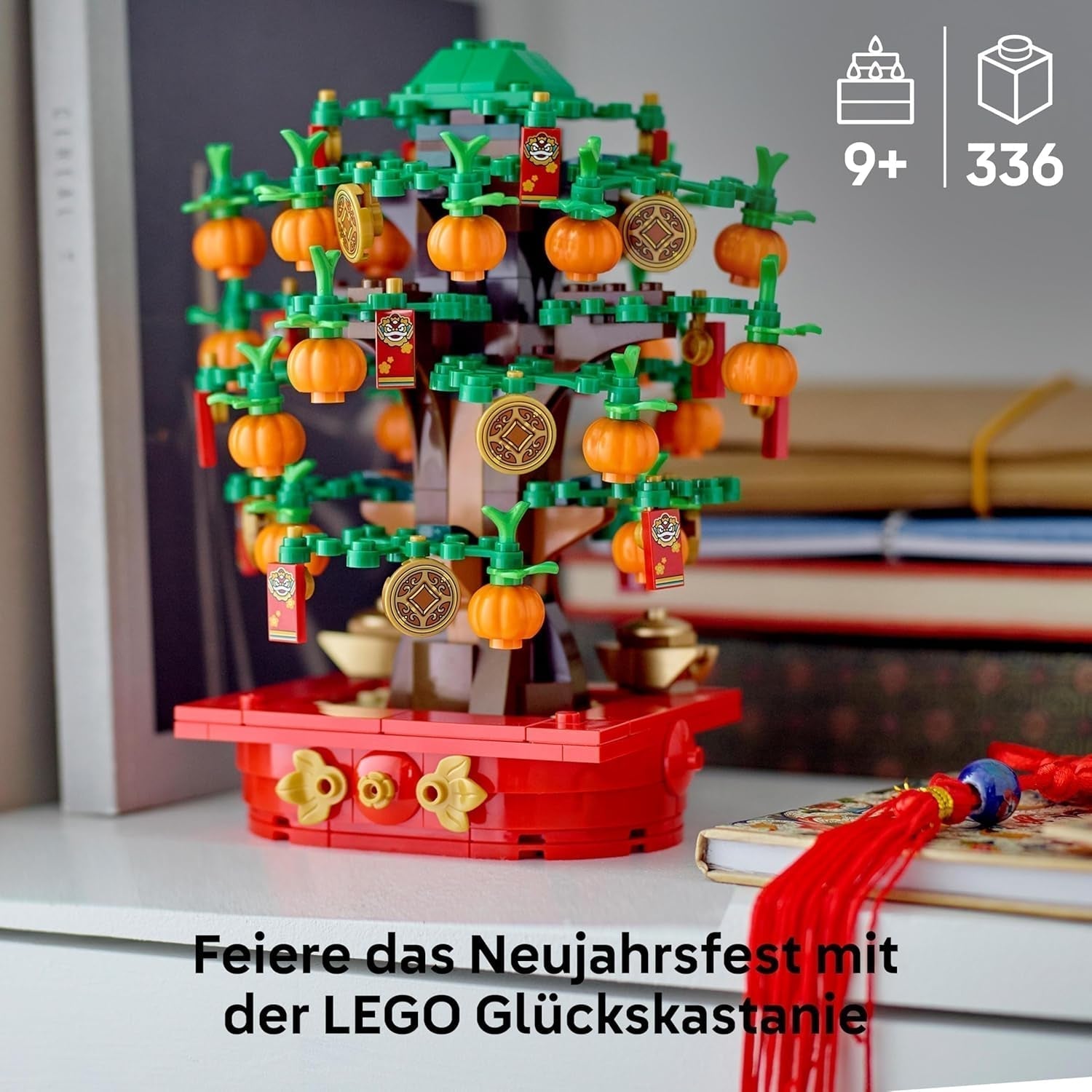 LEGO Le Châtaignier Bossu, ensemble de construction pour les enfants de 9 ans, cadeau du Nouvel An lunaire pour garçons et filles, ensemble de jeu de rôle, décorations de fête, décorations pour la maison, décorations de table 40648 Ensembles de construction Besuche den LEGO-Store