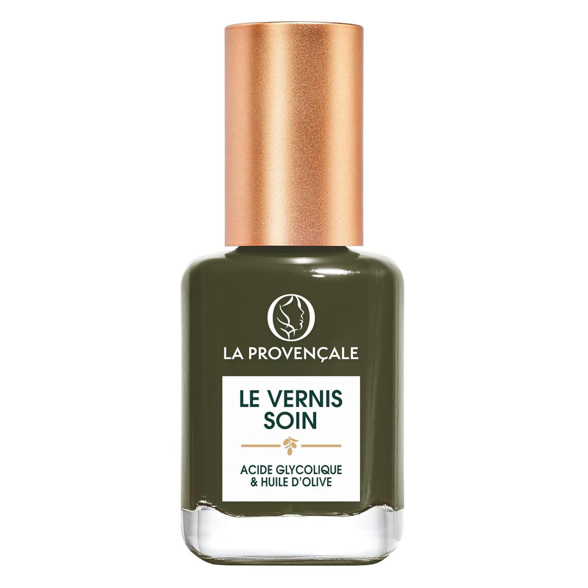 Vernis à ongles Le Vernis Solaire, longue tenue, vert olive