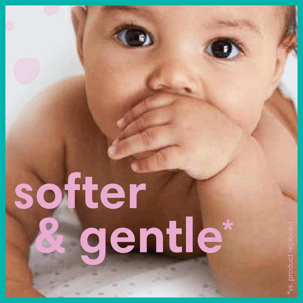 Lingettes Pampers Sensitive pour bébé, 624 lingettes (12 x 52), non parfumées, pour un nettoyage doux et doux (paquet de 2)