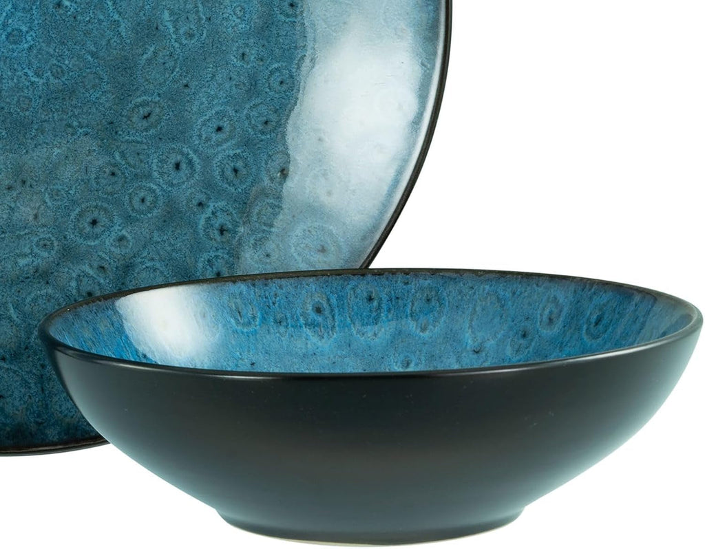 Creatable, 23630, Seria CAPRI - Smalt reactiv, Set de veselă 16 piese Seturi vesela masa Naty Shop