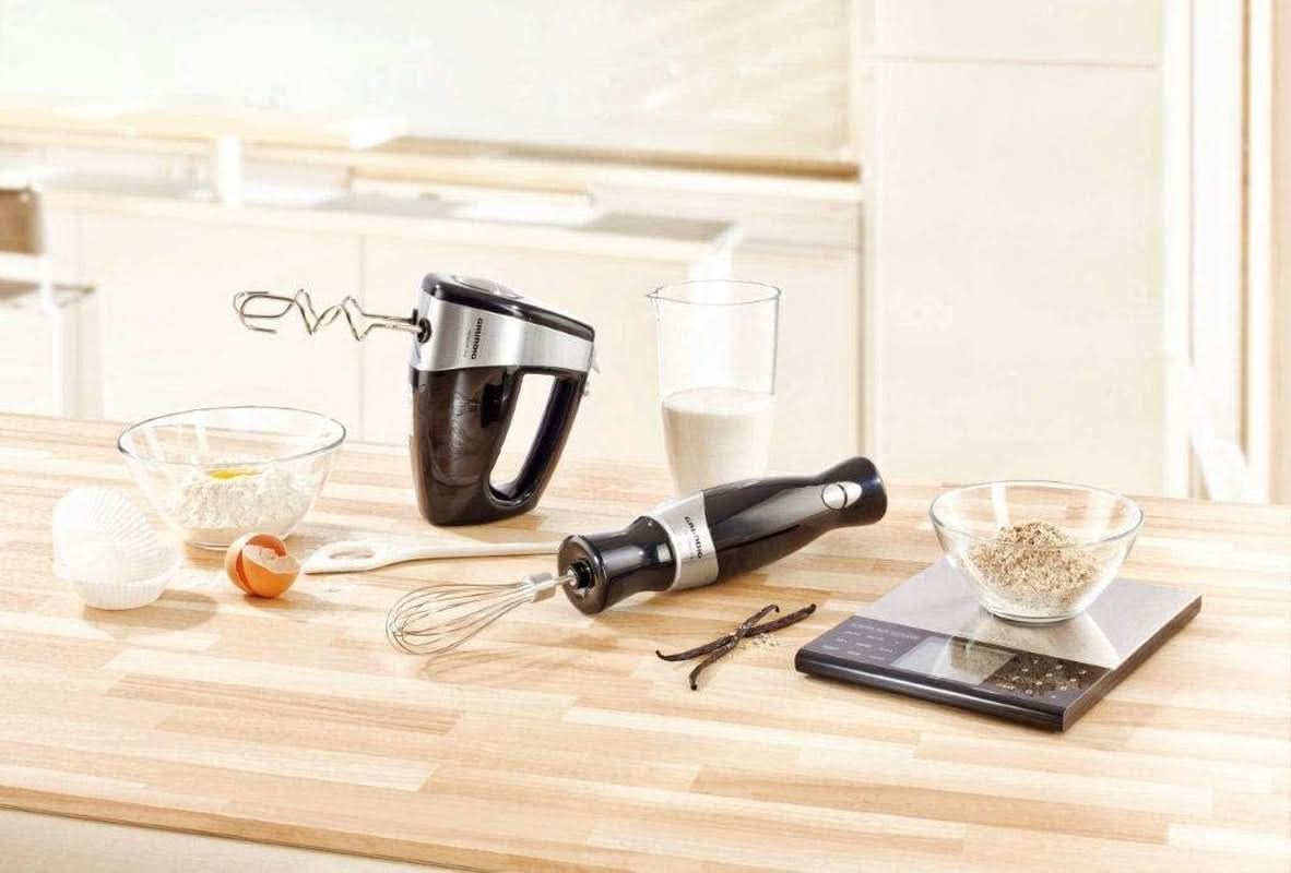 Grundig HM 5040 Premium-mixeur (300 watts), Schwarz-Silber Naty Shop