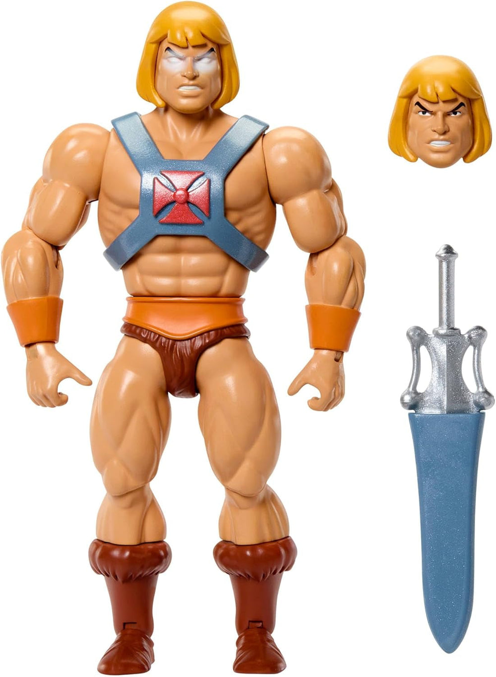 Figurine d'action Masters of the Universe Origins Faker de la collection de dessins animés, environ 14 cm de haut, réplique de He-Man de la série télévisée des années 1980, conception détaillée et 16 points de mouvement, figurines d'action JBM82 Naty Shop Titre par défaut