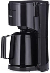 SEVERIN Cafetière à filtre avec carafe thermique, cafetière jusqu'à 8 tasses, jolie cafetière à filtre avec carafe isolée, noir, 1 litre, KA 9306
