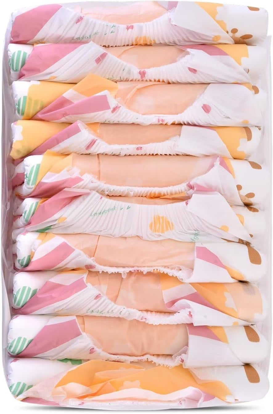 Landofgenie Couches à enfiler pour adultes pour la nuit, 10 pièces