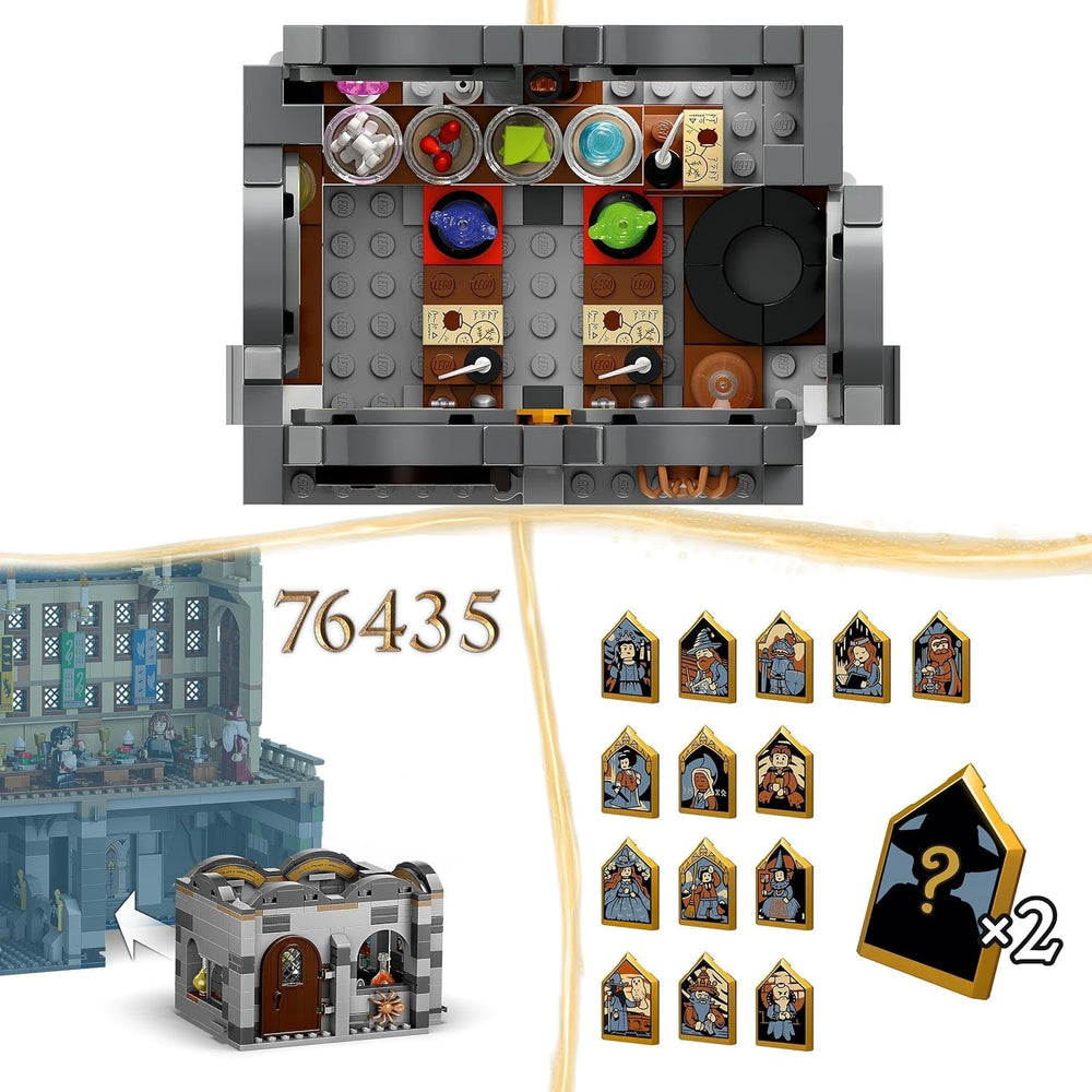 Castelul Hogwarts LEGO Harry Potter: Clasa de Poțiuni, Jucărie Fantasy, Clasă construibilă, Idee de cadou pentru băieți, fete și toți fanii, cu Hermione Granger și Severus Snape 76431 Seturi de constructie Besuche den LEGO-Store