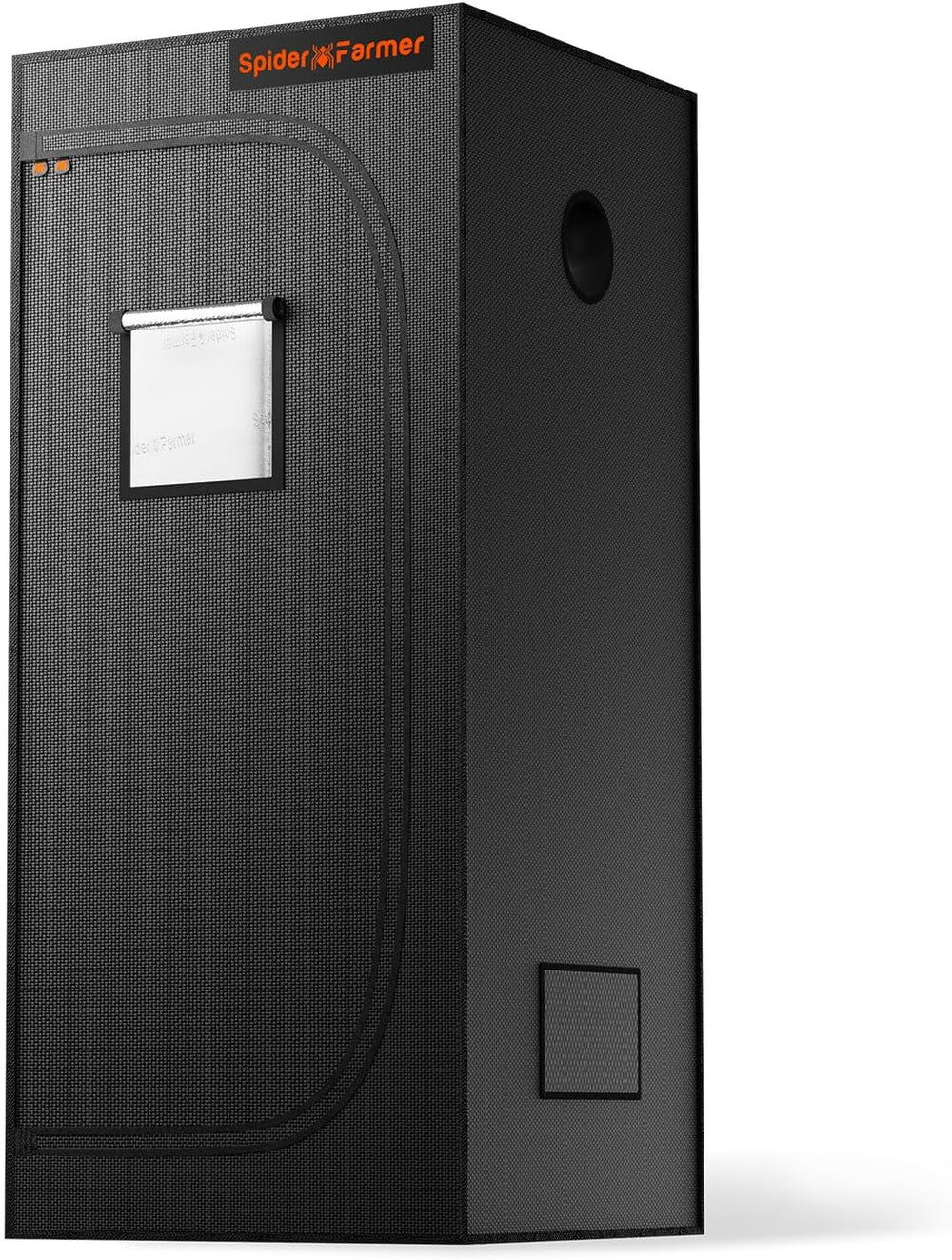 Spider Farmer Pro Tente de culture 70 x 140 x 200 cm avec porte roulante, fenêtre d'observation, panneau de sol amovible, tissu Mylar 2000D, pour culture hydroponique intérieure avec SF4000, G4500, SE4500