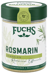 Fuchs Gewürze - Rosmarin gemahlen - zum Würzen von Fisch, Fleisch und Gemüse - ingrédients naturels - 30 g en dose variable, recyclable