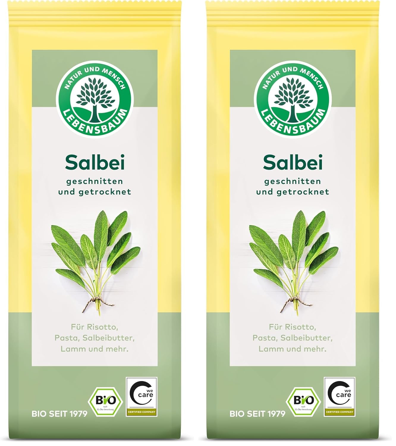 Lebensbaum Liebstöckel geschnitten, Bio-Gewürz mit würzigem Geschmack, Maggi-Kraut für Suppen, Marinaden, Fleisch- und Fisch-Gerichte, végétalien, 15g