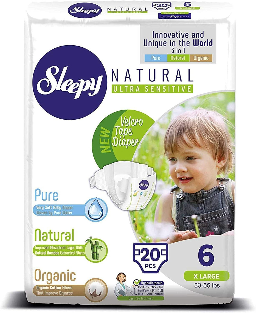 SOHO, Scutece pentru copii, fabricate din bumbac organic și extract de bambus, confort și senzatie de uscat Mama si Copilul Naty Shop 6