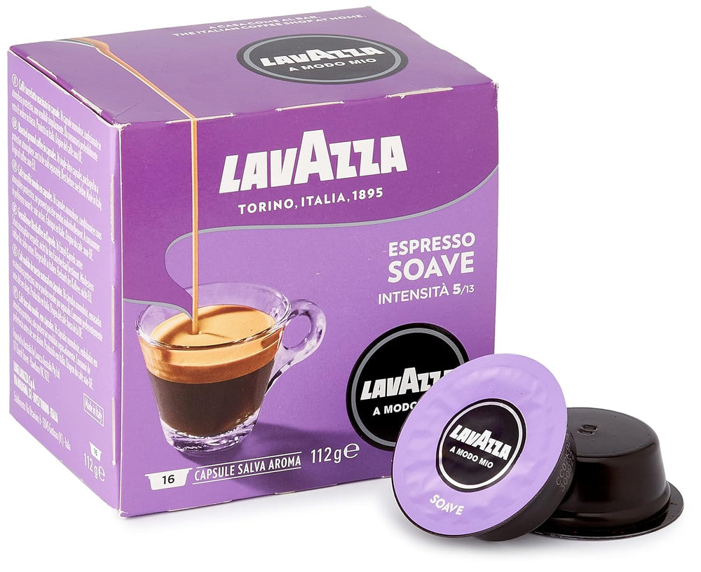 Lavazza A Modo Mio Espresso Soave, 1 x 16 capsules (1 x 112 g)