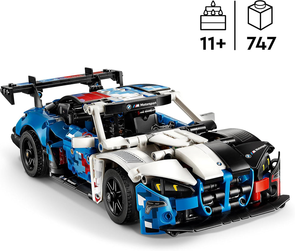 LEGO Technic BMW M4 GT3 EVO Race Car - Modellbausatz mit V6-Motor, Steering & Open Doors - Cadeau de jeu pour les garçons de 11 ans et jeunes fans de sport automobile - 42226