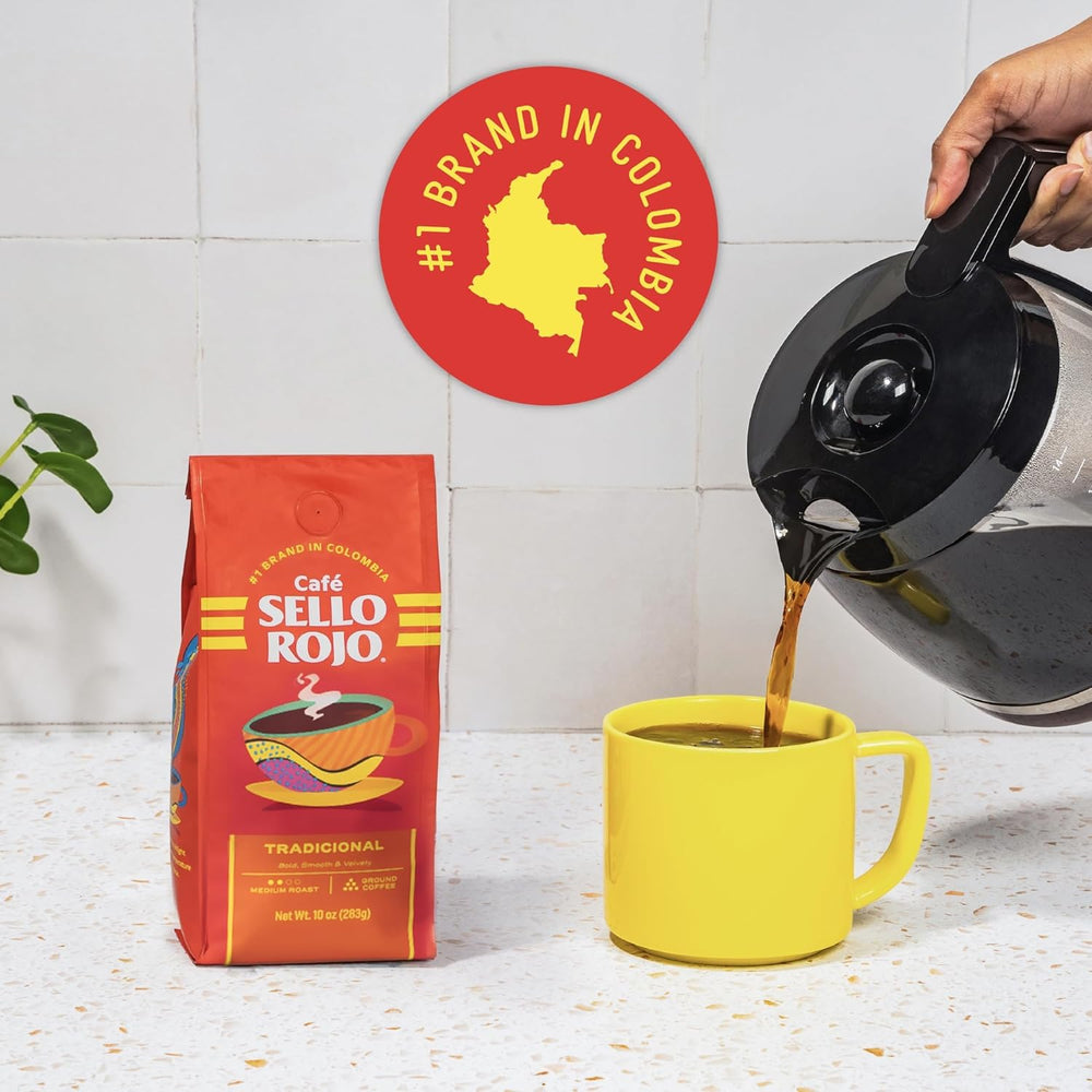 Café torréfié et moulu, brique de 17,6 onces