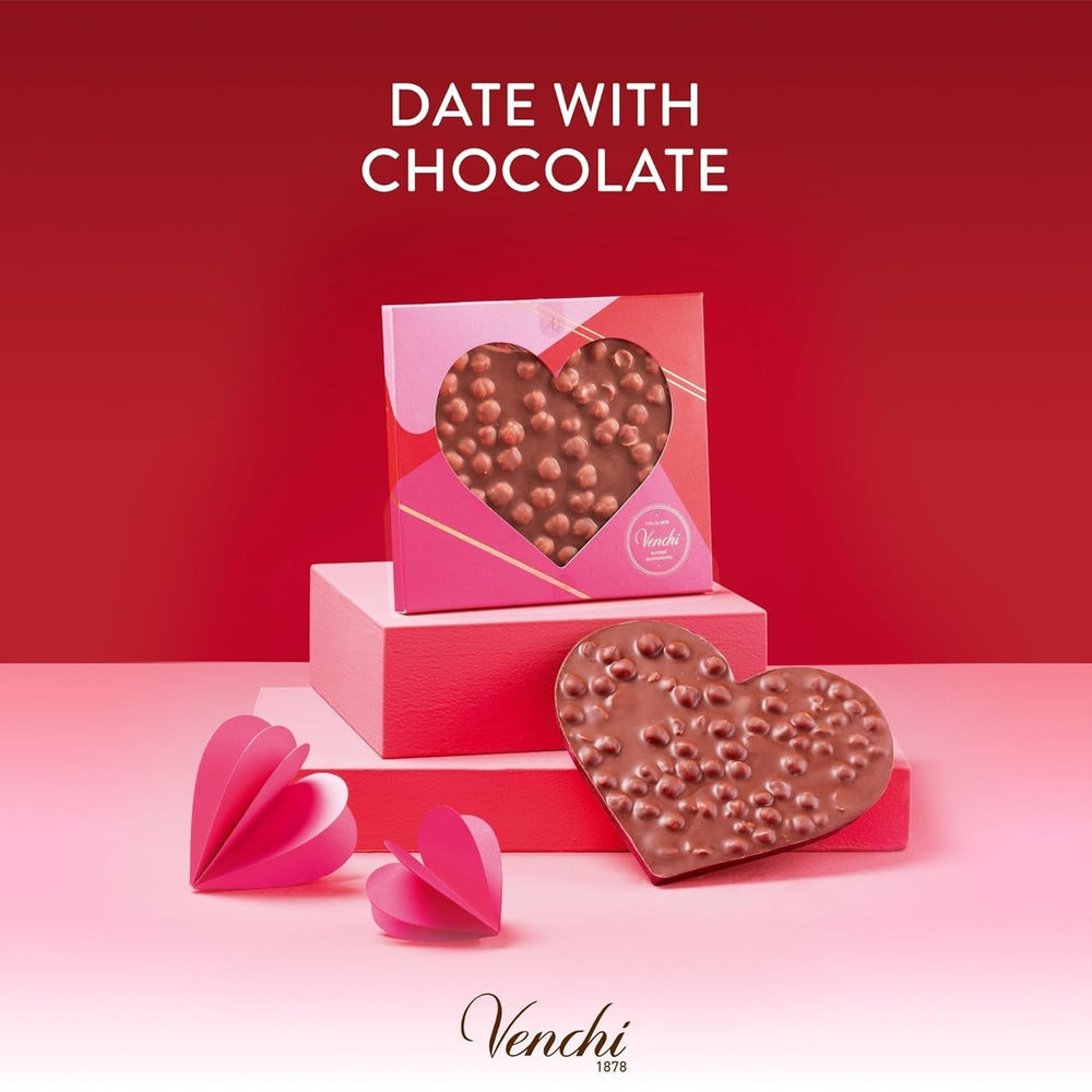 Venchi – Brutto&Buono, Ciocolata cu Lapte, Fara Gluten, Colectie de Ziua Indragostitilor, 300 grame Bomboane de Ciocolata Naty Shop