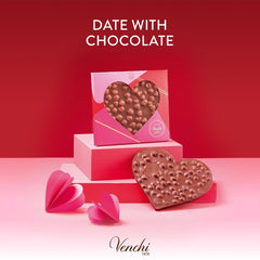 Venchi – Brutto&Buono, Ciocolata cu Lapte, Fara Gluten, Colectie de Ziua Indragostitilor, 300 grame Bomboane de Ciocolata Naty Shop