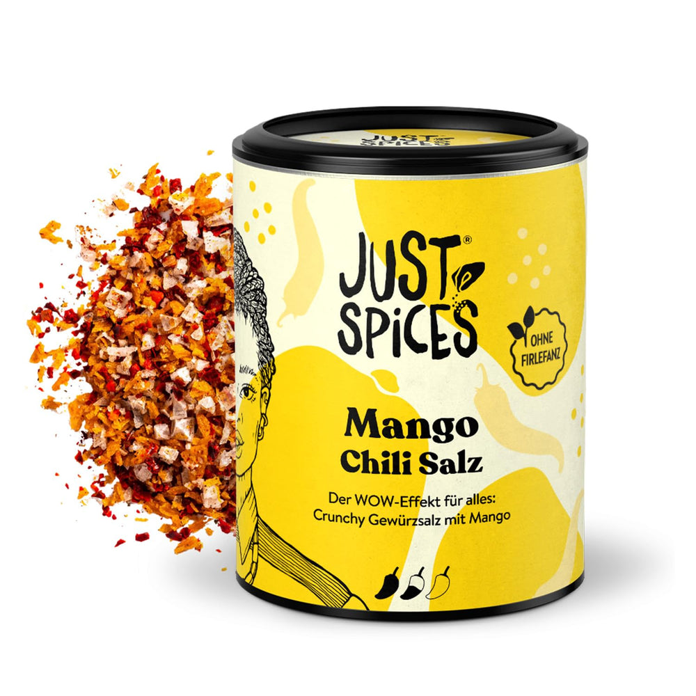 Just Spices Chili Ail Sel I Gewürzmix, der zu allen Gerichten schmeckt I Gewürzdose, 55 g