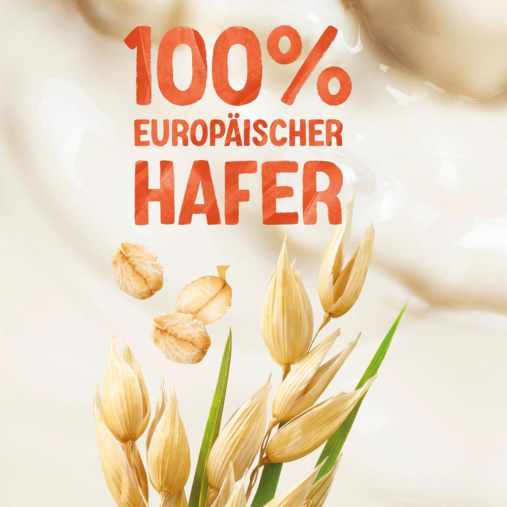 Alpro Haferdrink ohne Zucker – Milchalternative auf Haferbasis – Vegan et sans lactose – Riche en substances de ballast, calcium et vitamines – 8 x 1 L