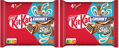Nestlé Chunky Funky Gaufrette croustillante au chocolat au lait Multi Pack 2 Pack (4 x 40 g chacun)