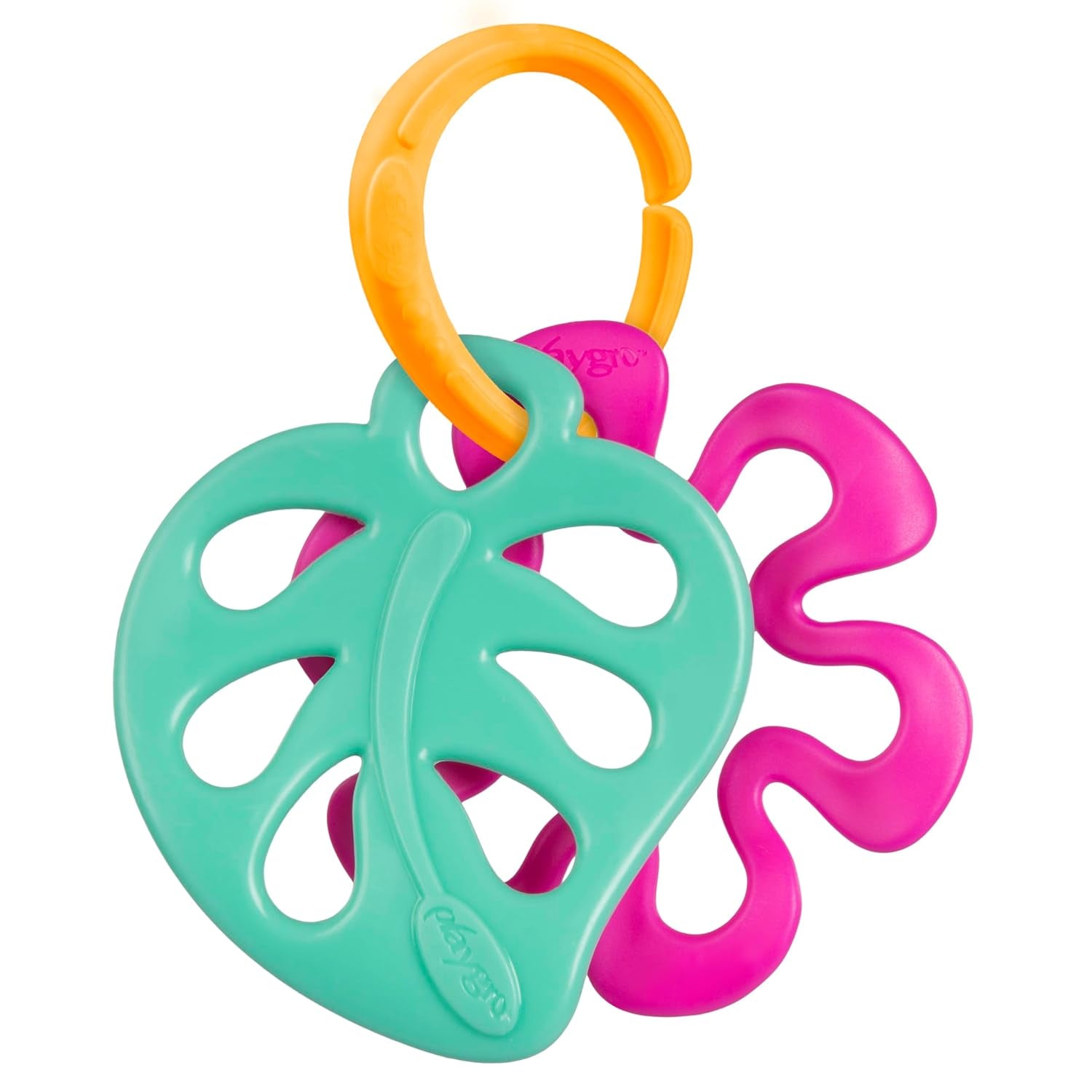 Playgro Clip Clop Coffret Cadeau d'Activités Sensorielles de Jardin - Jouet de Jardin Sensoriel pour Bébés à partir de 0 Mois - Jouet Interactif avec Hochets, Anneau de Dentition et Ami de la Poussette - 4 Pièces