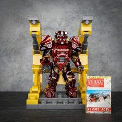 Modèle de figurine d'action MEGA Fallout, collection T-60 Power Armor avec 327 pièces, 5 figurines d'action et accessoires, pour les amateurs