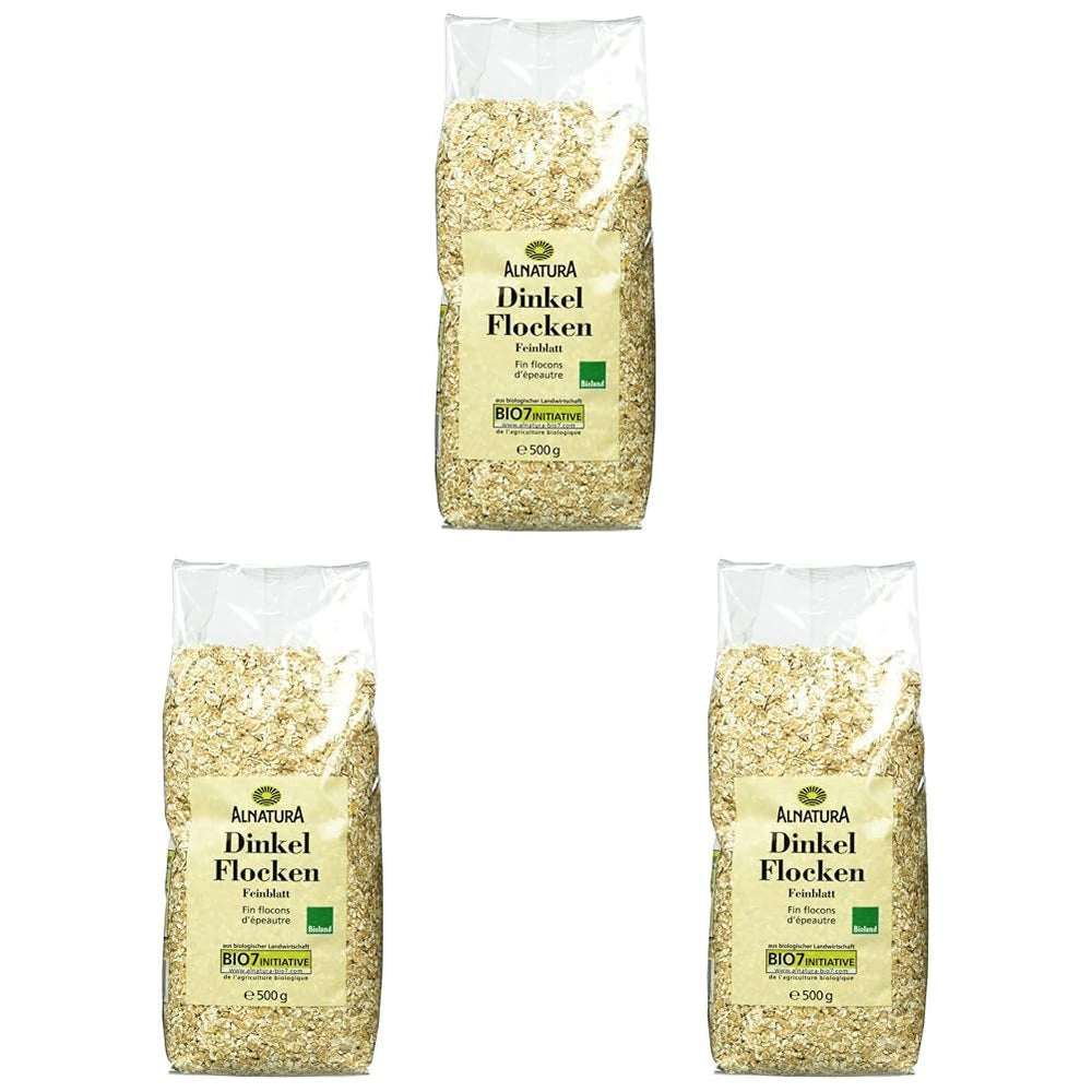 Fulgi de speltă bio, fulgi fini, 500g