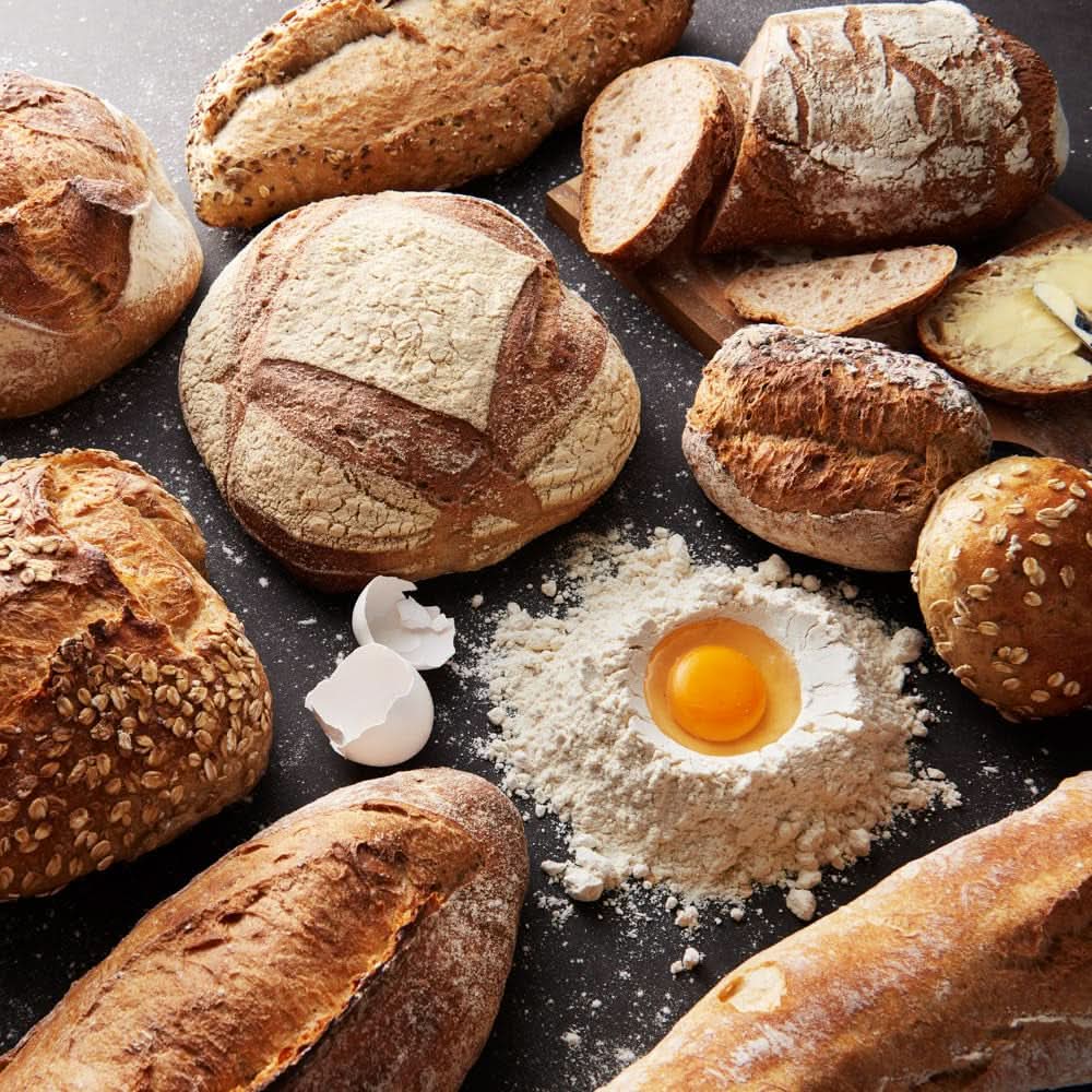 Philips 7000 Series Küchenmaschine - 5,5 Liter, 1000 Watt, 8 Geschwindigkeitsstufen, Proknead Technologie, Rezepte, LED Smart Timer, Knethaken, Schneebesen Und Rührbesen (HR7962/01) Mama si Copilul Naty Shop