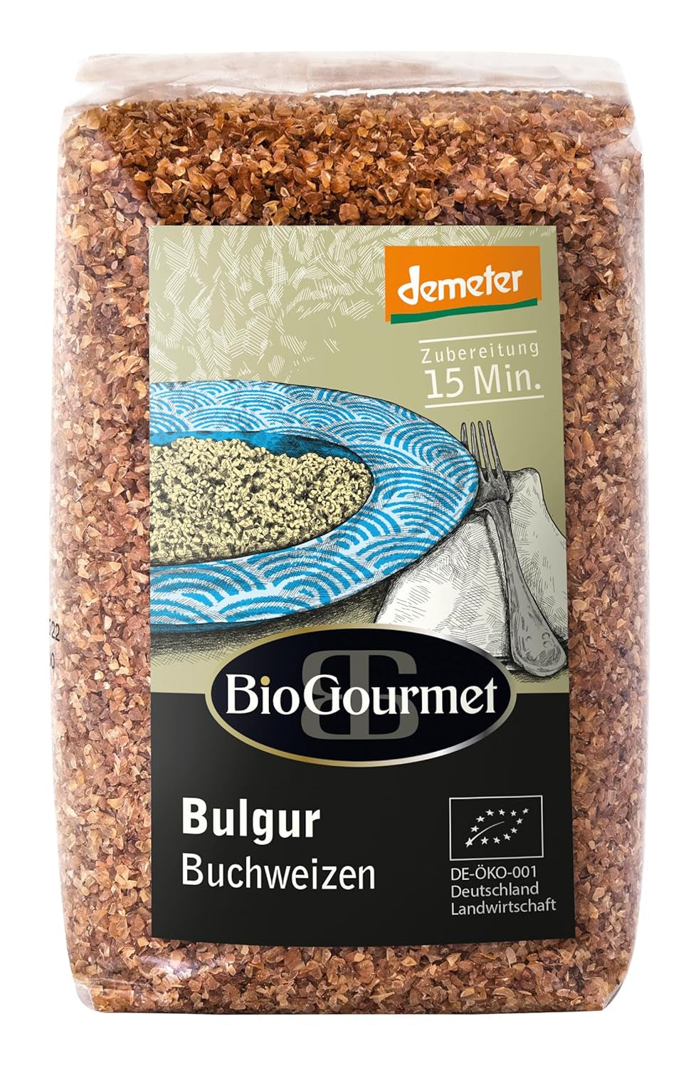 Gruaux de sarrasin BioGourmet - de notre propre production (biodynamique, parfumé et léger, rapide à préparer), 500 g