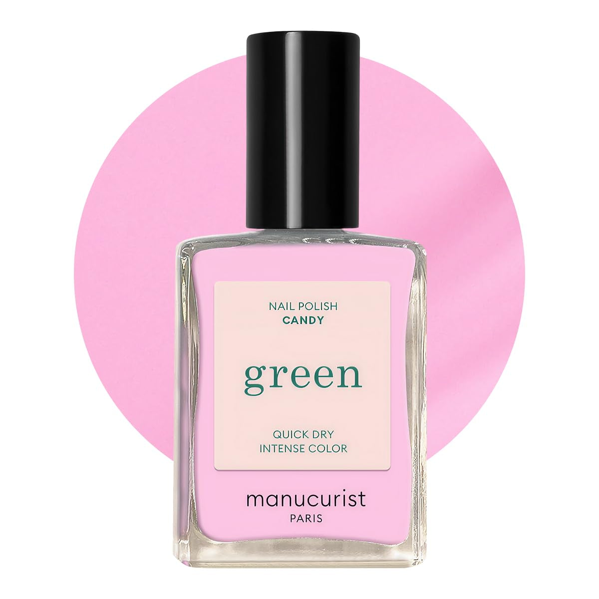 Manucurist Green - Vernis à ongles Rosy Beige Shell Beige - Vernis à ongles à séchage rapide - Ongles DIY - Vegan 12-Free - À base de plantes - Vernis à ongles - Fabriqué en France