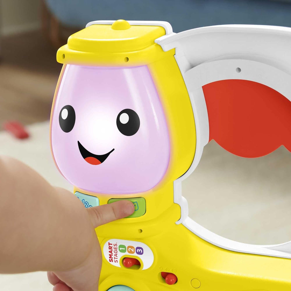 Fisher-Price - Laugh and Learn Camper 3-in-1, jucărie de împins primii pași și centru de activități muzicale, jucărie pentru copii 9-36 luni, HCK51 Jucarii Bebe Naty Shop