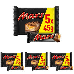 Barre de chocolat Chocolat caramel 1 paquet de 5 barres (1 x 225 g) (paquet de 4)