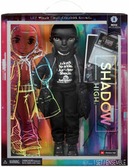 Rainbow High Shadow High - REXX McQueen - Poupée noire à la mode avec une tenue tendance et plus de 10 accessoires de jeu colorés - Idéale pour les collectionneurs et les enfants de 4 à 12 ans