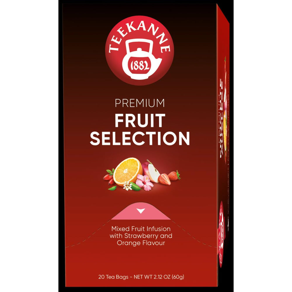 Teekanne Premium Fruit Selection, paquet de 5 (5 x 20 sachets de thé), 5 x 60 g