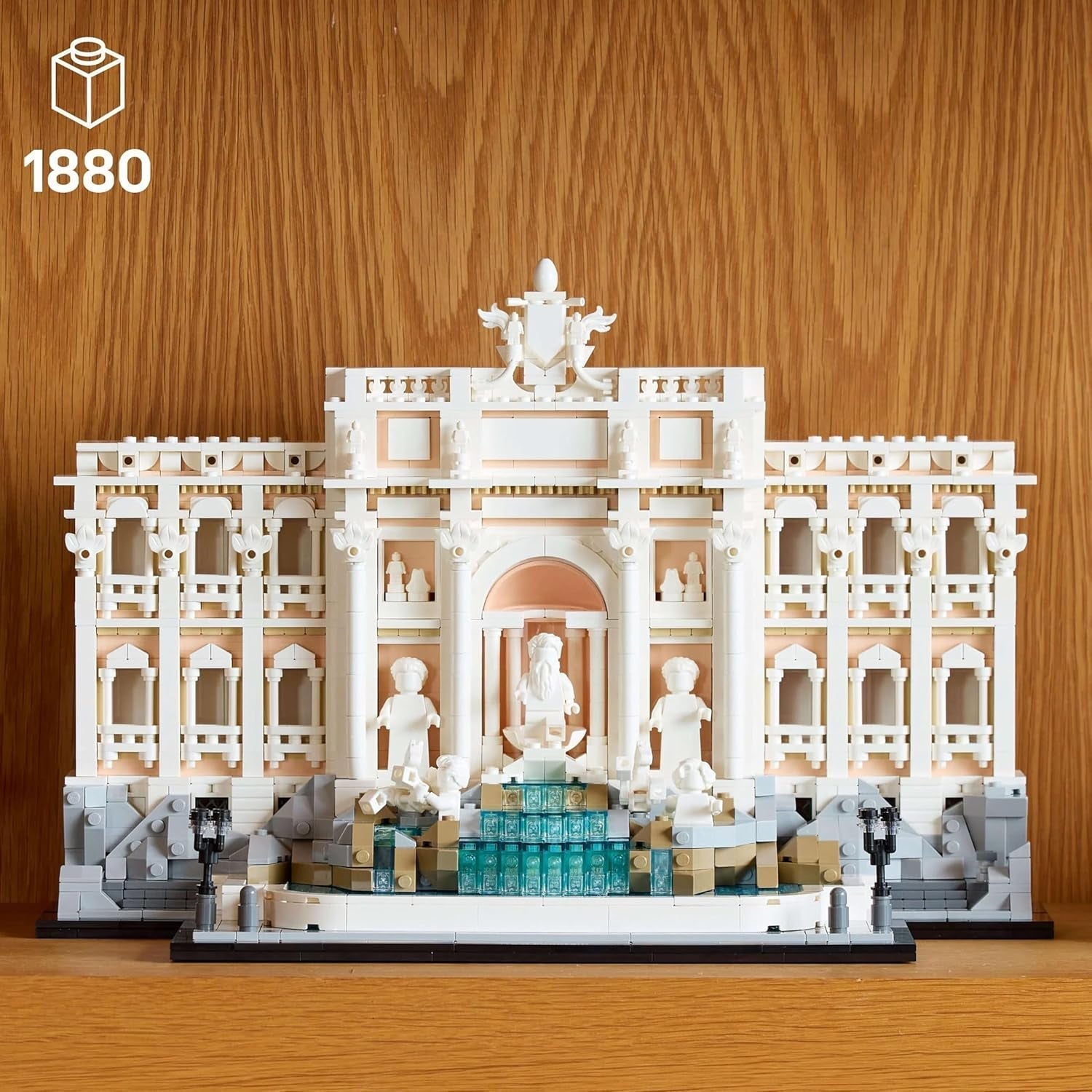 Fontaine de Trevi LEGO Architecture - Modèle d'un monument de Rome avec sculptures de figurines - pièce de collection pour bureau et salon - cadeau pour adultes et amateurs d'architecture 21062 Jeux de construction Besuche den LEGO-Store