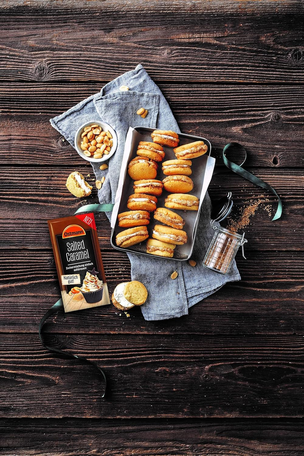 Ostmann Gewürze – Mélange de caramel salé, mélange de sauce sucrée pour les recettes, les desserts et les desserts, 30 g en sachet