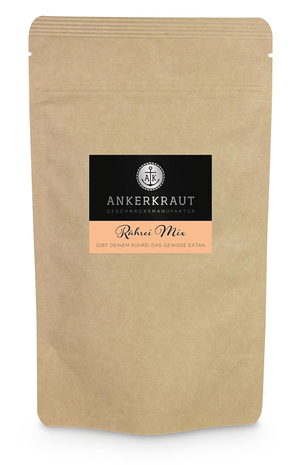 Ankerkraut Rührei Gewürz, für Omelette und Rührei, auch für Veganer und Vegetarier, zuckerfrei, 80 g im Korkenglas