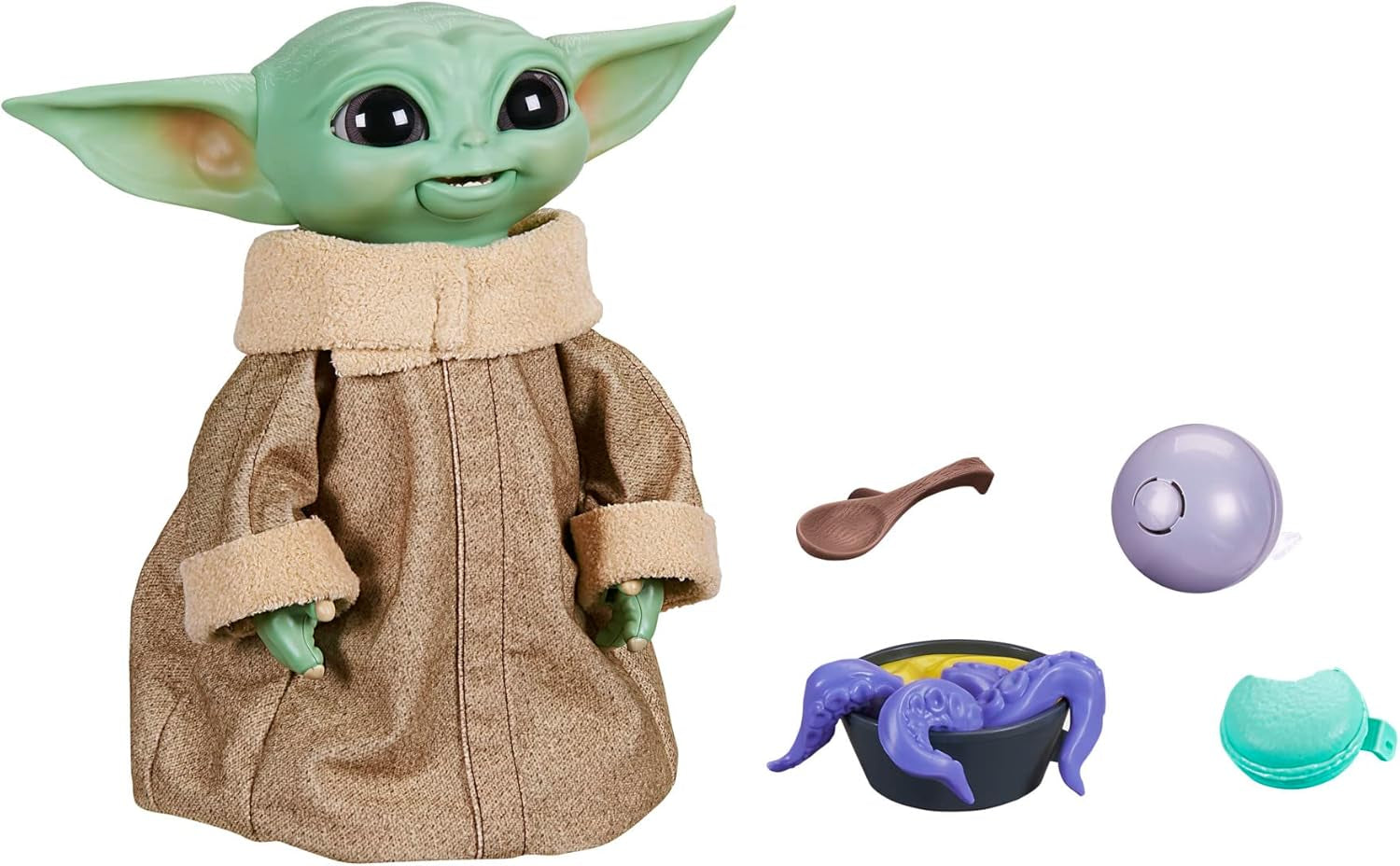 Star Wars Hasbro Gaming the Child Electronic Edition avec plus de 25 combinaisons de sons et de mouvements Figurines d'action mandaloriennes Toy Naty Shop Singur Grogu - Baby Yoda