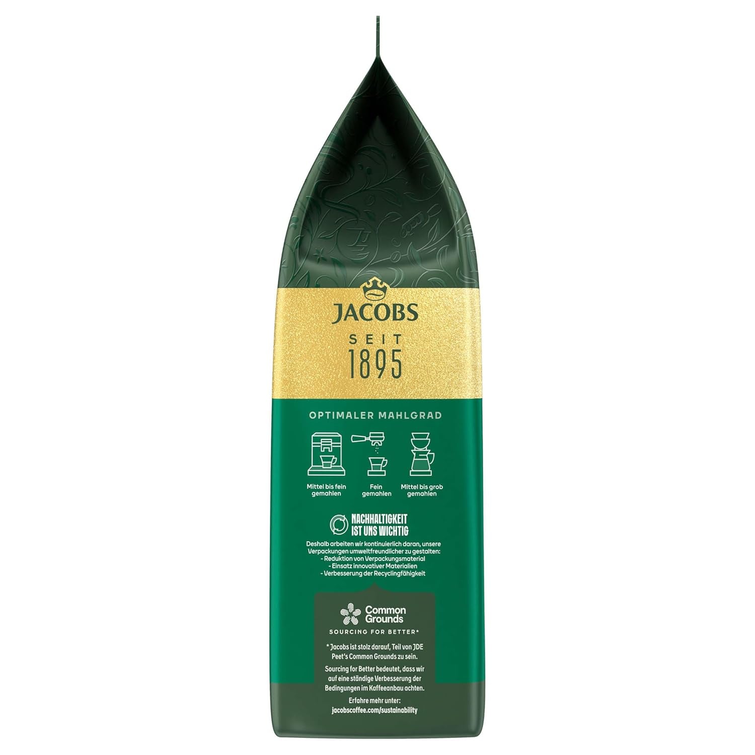 Jacobs Krönung Cream, café en grains entiers, paquet de 4 (4 x 1000 g)