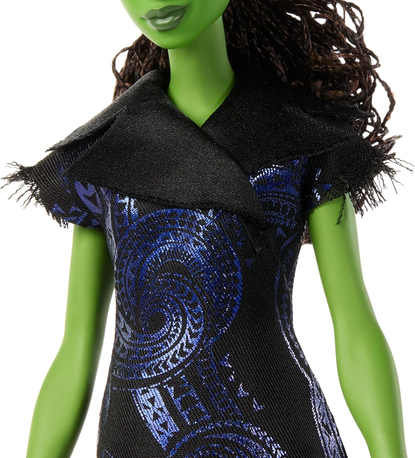 Mattel Wicked: for Good de Universal Pictures chante Elphaba-Modepuppe avec tenue vestimentaire, inspiré du film, chanté pour Good en anglais, JFM09