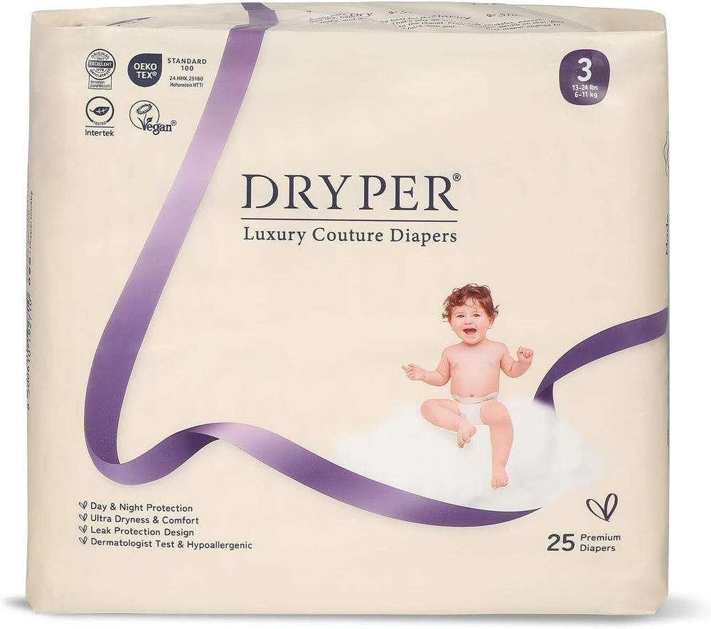 Couches bébé taille 4 (10-15 kg), ultra fines, douces et hypoallergéniques pour peaux sensibles, protection 3D contre les fuites, indicateur d'humidité, 138 couches premium jour et nuit