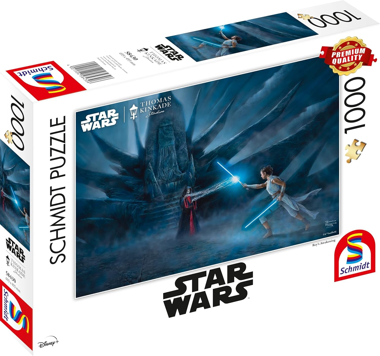 Schmidt Spiele 58430 Thomas Kinkade, Star Wars, Trezirea lui Reys, puzzle jigsaw 1000 piese Puzzle Naty Shop