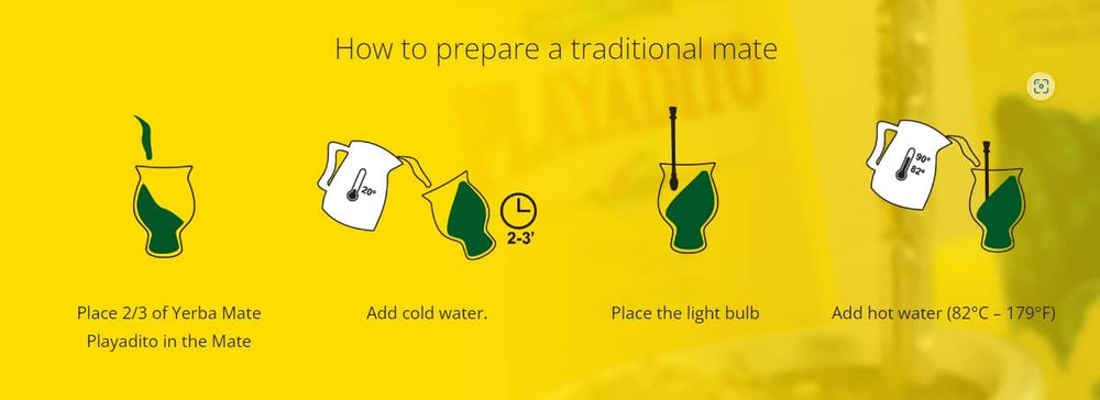 Thé traditionnel Yerba Mate 1 kg, original d'Argentine, avec tiges, goût délicat