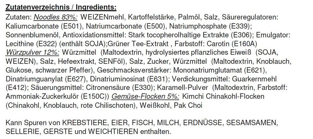 Nouilles instantanées Nong Shim Kimchi Ramyun - Soupe ramen coréenne dans une tasse - préparation rapide - 1 paquet de 75g