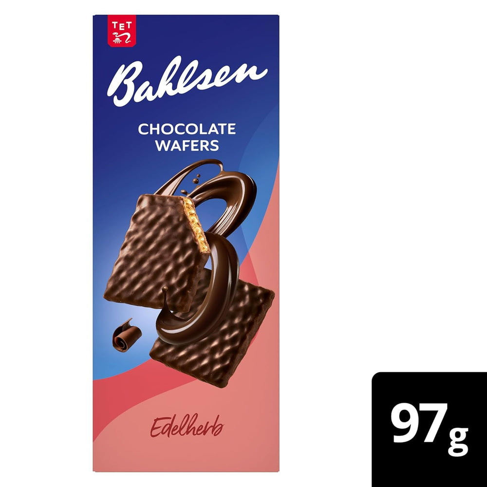 BAHLSEN Gaufrettes au chocolat Edelherb - Gaufrette au chocolat Edelherb (1 x 97 g)