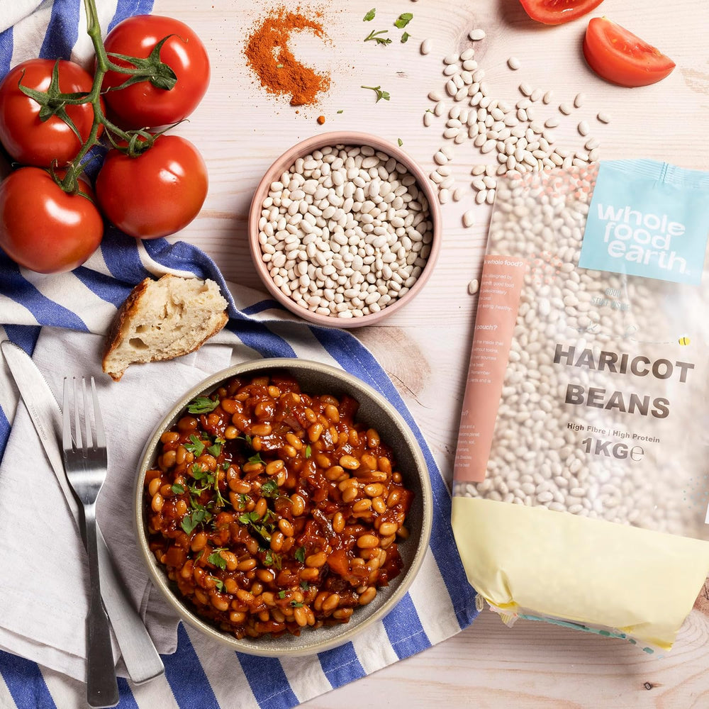 Haricots verts Wholefood Earth 1kg | Sans OGM | Naturel | Riche en fibres | Riche en protéines