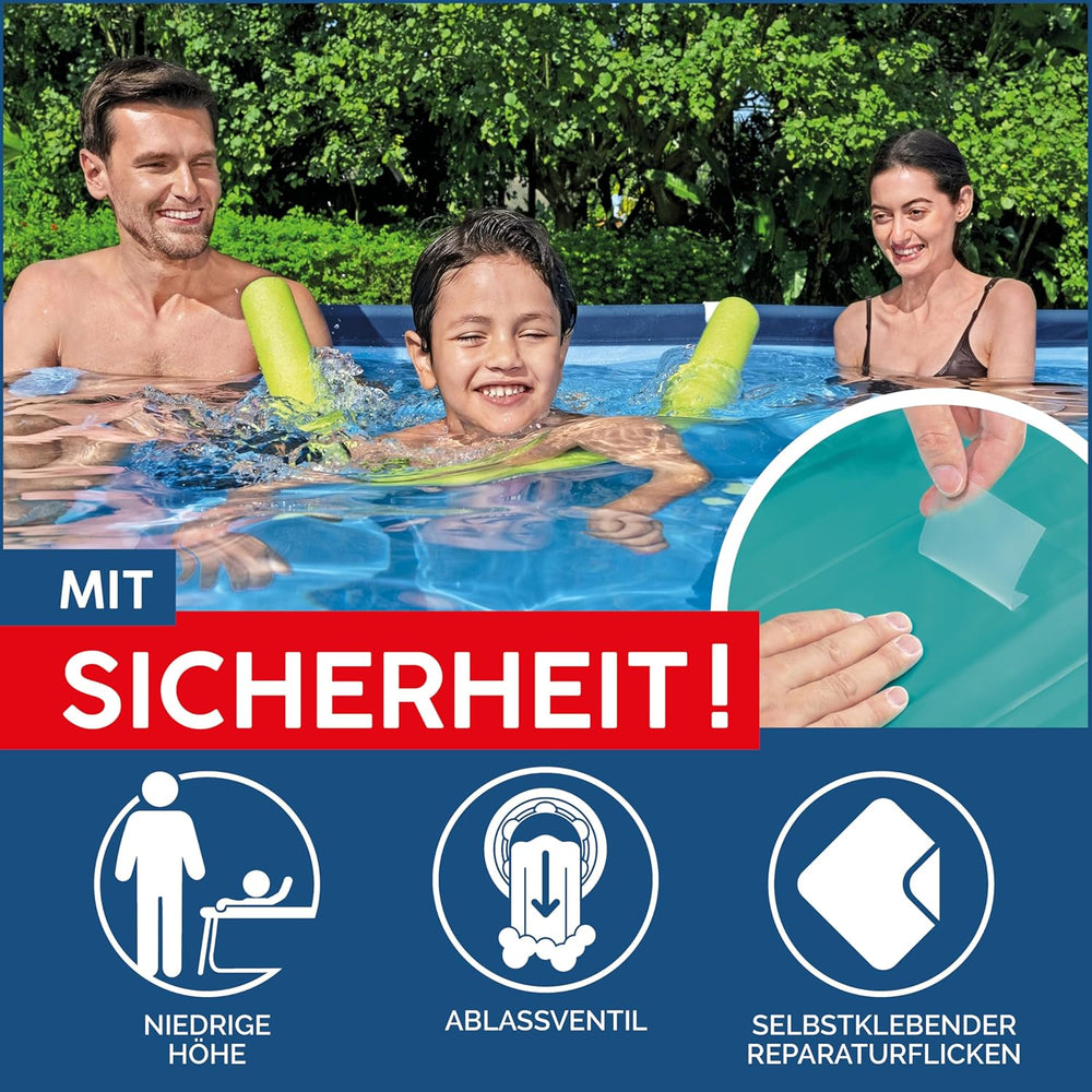 Piscine 2,59 mx 1,70 mx 61 cm / 8'6" x 67" x 24"