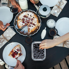 Relaxdays Lot de 6 boîtes de conservation en verre avec couvercle, 370 ml, boîtes de conservation alimentaire, couvercle en plastique, hermétique, bocal en verre, boîtes de conservation transparentes Naty Shop